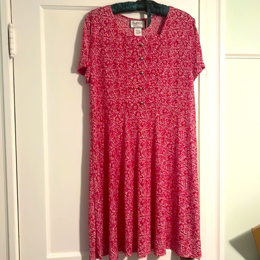 Mary McFadden dress, 1x. Comfy light weight feel